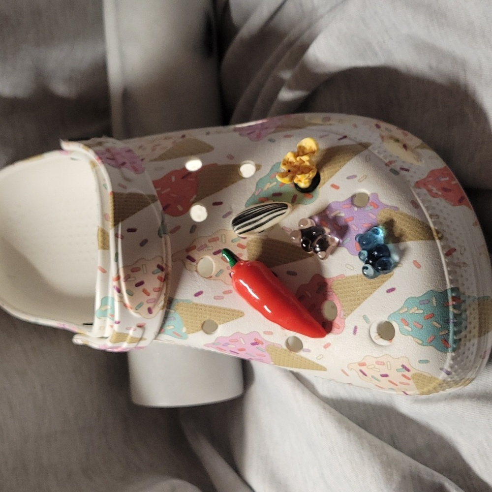 Croc inspired shoe charms. SNACK PACK.